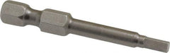 Apex - 3mm Hex Bit - 1/4" Hex Drive, 1-15/16" OAL - Benchmark Tooling