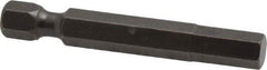 Apex - 6mm Hex Bit - 1/4" Hex Drive, 1-15/16" OAL - Benchmark Tooling