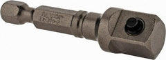 Apex - 3/8" Square Size Hex to Square Extension - 1/4" Hex Drive, 2" OAL - Benchmark Tooling