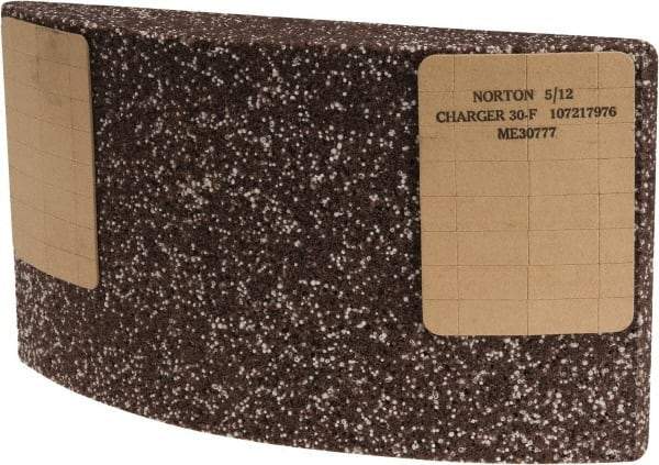 Norton - 11-1/4" Wide x 6" High x 2-1/4" Thick Grinding Segment - Ceramic, 30 Grit, Hardness F - Benchmark Tooling