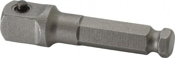 Apex - 3/8" Square Size Hex to Square Extension - 5/16" Hex Drive, 2" OAL - Benchmark Tooling