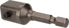 Apex - 1/2" Square Size Hex to Square Extension - 1/4" Hex Drive, 2" OAL - Benchmark Tooling