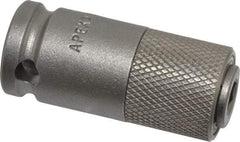 Apex - 3/8 Socket Drive to 1/4 Hex Female Quick-Release Square-Drive to Hex Bit Adapter - 1-3/4" OAL - Benchmark Tooling