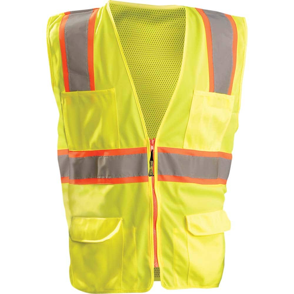 OccuNomix - High Visibility Vests Vest Style: Surveyor's Vest Type: Hi Visibility - Benchmark Tooling