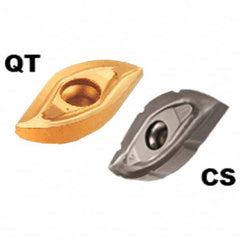 Iscar - BCR62 QT Grade IC908 Carbide Milling Insert - TiAlN Finish, 0.13" Thick, 0.31" Corner Radius - Benchmark Tooling