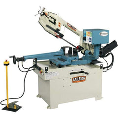 Baileigh - 13.77 x 8.66" Semi-Automatic Combo Horizontal & Vertical Bandsaw - 1 Phase, 60° Right, 45° Left Vise Angle of Rotation, 2 hp, 220 Volts, Frequency Drive - Benchmark Tooling