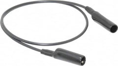 Pomona - Black Electrical Test Equipment Patch Cord - Use with Alligators Test Clips - Benchmark Tooling