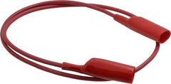 Pomona - Red Electrical Test Equipment Patch Cord - Use with Alligators Test Clips - Benchmark Tooling