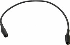 Pomona - Black Electrical Test Equipment Patch Cord - Use with Minigators, Test Clips - Benchmark Tooling