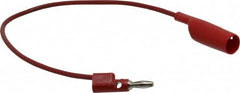 Pomona - Red Electrical Test Equipment Clip - Use with 0.300" Terminal, Banana Plugs - Benchmark Tooling