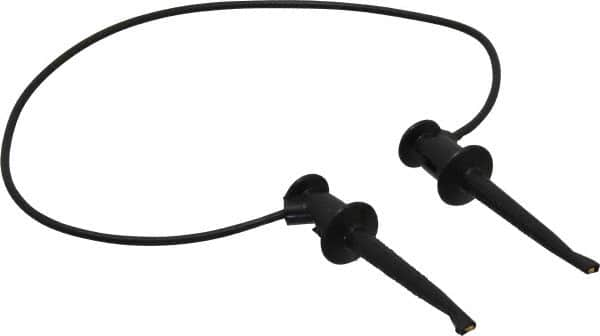 Pomona - Black Electrical Test Equipment Patch Cord - Use with Test Clips - Benchmark Tooling