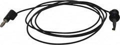 Pomona - Black Electrical Test Equipment Patch Cord - Use with Test Clips - Benchmark Tooling