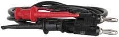 Pomona - Black/Red Electrical Test Equipment Clip - Use with Banana Plugs - Benchmark Tooling