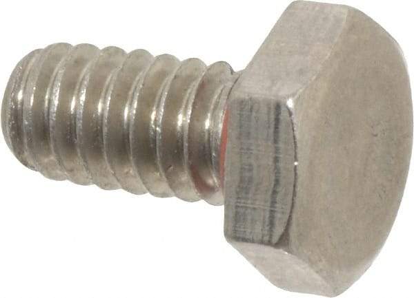 APM HEXSEAL - 1/4-20, Grade 18-8 Stainless Steel, Self Sealing Hex Bolt - Passivated, 1/2" Length Under Head, Silicone O Ring, UNC Thread - Benchmark Tooling