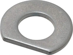 Made in USA - 5/16" Screw Size, 0.343" ID, 1008/1010 Steel Clipped Washer - 0.338 to 0.348" ID, 0.677 to 0.697" OD, 0.055 to 0.065" Thickness, Uncoated - Benchmark Tooling