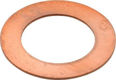 Made in USA - 0.032" Thick, 5/8" Inside x 1" OD, Round Shim - 9/16" Screw, Uncoated C-172 Copper - Benchmark Tooling