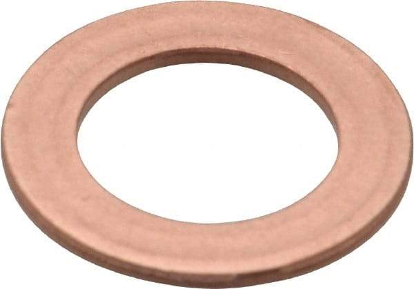 Made in USA - 0.064" Thick, 5/8" Inside x 1" OD, Round Shim - 9/16" Screw, Uncoated C-172 Copper - Benchmark Tooling