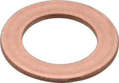 Made in USA - 0.064" Thick, 5/8" Inside x 1" OD, Round Shim - 9/16" Screw, Uncoated C-172 Copper - Benchmark Tooling