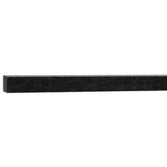 Made in USA - 4' x 5/8" x 5/8" Black Acetal Square Bar - Benchmark Tooling