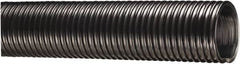 Kuriyama of America - 4" ID x 4.76" OD, 35 Max psi, Full In. Hg, Dry Material Handling & Transfer Hose - Polyurethane Liner, PVC Cover, -40 to 150°F, 6" Bend Radius, 100' Coil Length, Black - Benchmark Tooling