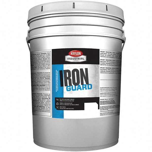 Krylon - 5 Gal White Gloss Finish Acrylic Enamel Paint - Interior/Exterior, Direct to Metal, 100 gL VOC Compliance - Benchmark Tooling