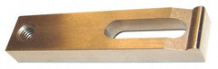 Gibraltar - 9/32" Stud, Stainless Steel, Strap Clamp - 1/2" Travel, 2" OAL x 5/8" Wide x 5/16" High, Radius Nose - Benchmark Tooling