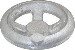 Morton Machine Works - 4", 4 Spoke Offset Handwheel - 1.3" Hub, Aluminum, Plain Finish - Benchmark Tooling