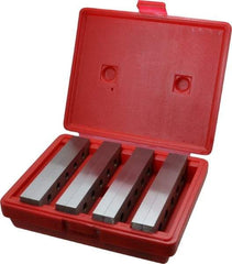 Value Collection - 8 Piece, 6 Inch Long Tool Steel Parallel Set - 1 to 1-3/4 Inch High, 1/2 to 1/2 Inch Thick, 55-62 RC Hardness, Sold as 4 Pair - Benchmark Tooling