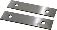 Value Collection - 6" Long x 1-3/8" High x 1/8" Thick, Tool Steel Parallel - 0.0002" Parallelism, Sold as Matched Pair - Benchmark Tooling