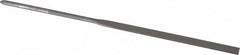 Grobet - 5-1/2" Needle Precision Swiss Pattern Round File - Round Handle - Benchmark Tooling