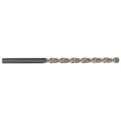 Taper Length Drill Bit: 0.2165″ Dia, 130 ° Bright/Uncoated, 3.523″ Flute Length, RH Cut, Parabolic Flute, Straight Shank, Series 535