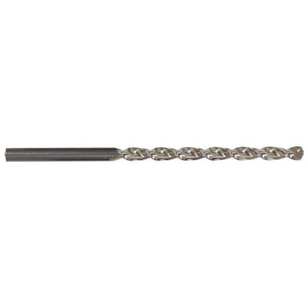 Taper Length Drill Bit: 0.4219″ Dia, 130 ° Bright/Uncoated, RH Cut, Parabolic Flute, Straight Shank, Series 535