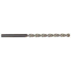 Taper Length Drill Bit: 0.4219″ Dia, 130 ° Bright/Uncoated, RH Cut, Parabolic Flute, Straight Shank, Series 535