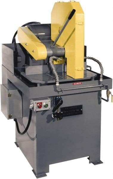 Kalamazoo - 20" Blade Diam, 1" Arbor Hole, Straight Chop & Cutoff Saw - 1,550 RPM, 20 hp, 220/440 Volts, 3 Phase - Benchmark Tooling