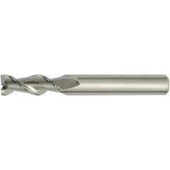 Kennametal - 0.472", 2 Flute, Single End, Solid Carbide, Corner Chamfer End Mill - 76mm OAL, 45° Helix, Right Hand Flute, 25mm LOC, Right Hand Cut - Benchmark Tooling