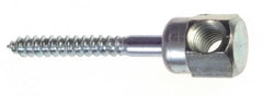 ITW Buildex - 3/8" Zinc-Plated Steel Horizontal (Cross Drilled) Mount Threaded Rod Anchor - 5/8" Diam x 2-1/2" Long, 2,249 Lb Ultimate Pullout, For Use with Wood - Benchmark Tooling