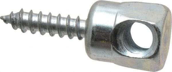 ITW Buildex - 3/8" Zinc-Plated Steel Horizontal (Cross Drilled) Mount Threaded Rod Anchor - 3/8" Diam x 1" Long, 670 Lb Ultimate Pullout, For Use with Wood - Benchmark Tooling