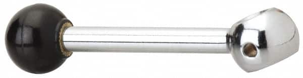 Gibraltar - 1 Offset Arm, 5/16" Hole, Reamed Clamping Handle - 25/32" Hub Diam, 13/16" Ball Diam - Benchmark Tooling