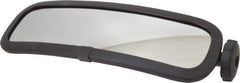 Made in USA - Indoor & Outdoor Convex Safety, Traffic & Inspection Mirrors - Glass Lens, 4" High - Benchmark Tooling