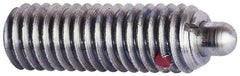 TE-CO - Threaded Spring Plungers Thread Size: 1/2-13 Thread Length (Inch): 1-1/4 - Benchmark Tooling