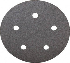Norton - 5" Diam, 80 Grit, Aluminum Oxide Hook & Loop Disc - Medium Grade, Coated, B Weight Paper Backing, Series A275 - Benchmark Tooling