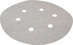 Norton - 6" Diam, 80 Grit, Aluminum Oxide Hook & Loop Disc - Medium Grade, Coated, B Weight Paper Backing, Series A275 - Benchmark Tooling