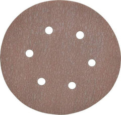 Norton - 6" Diam, 1,000 Grit, Aluminum Oxide Hook & Loop Disc - Super Fine Grade, Coated, B Weight Paper Backing, Series A275 - Benchmark Tooling