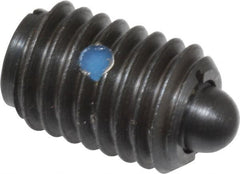 TE-CO - 1/2-13, 3/4" Thread Length, 0.151" Plunger Projection, Steel Threaded Spring Plunger - Benchmark Tooling