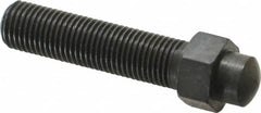 Gibraltar - 3/8-24, 2" OAL Adjustable Locating Screw - 1/2" Width Across Flats, 1/4 Hex Height, Steel, Black Oxide Finish - Benchmark Tooling