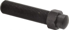 Gibraltar - 1/2-20, 2-1/2" OAL Adjustable Locating Screw - 5/8" Width Across Flats, 5/16 Hex Height, Steel, Black Oxide Finish - Benchmark Tooling