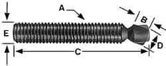 Jergens - Swivel Pads System of Measurement: Inch Thread Size (Inch): 3/8-16 - Benchmark Tooling