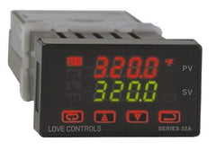 Dwyer - -350 to 4,208°F 1/32 DIN Temperature/Process Control - Dual 4-Digit LCD Display, Fuzzy Logic PID Control, 100-240 VAC/VDC - Benchmark Tooling