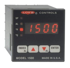 Dwyer - -350 to 2,500°F 1/16 DIN Temperature/Process Control - 4-Digit LCD Display, PID Control, 100-240 VAC/VDC - Benchmark Tooling