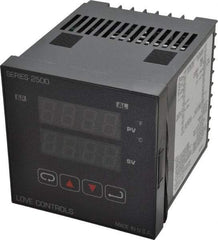 Dwyer - -350 to 2,500°F 1/4 DIN Temperature Control - Dual 4-Digit LCD Display, PID Control, 100-240 VAC/VDC - Benchmark Tooling